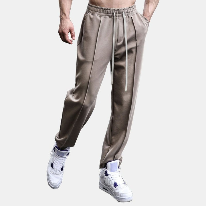 Tapered Pants With Pintuck
