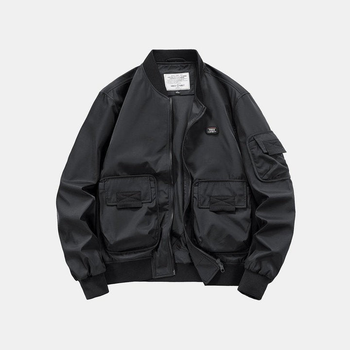 Multi Pockets Bomber Jacket