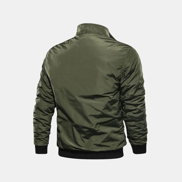 Quilted Lined Funnel Jacket