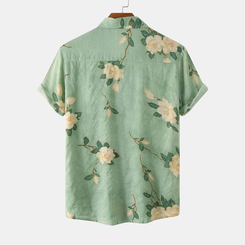 Floral Print Button Up Shirt