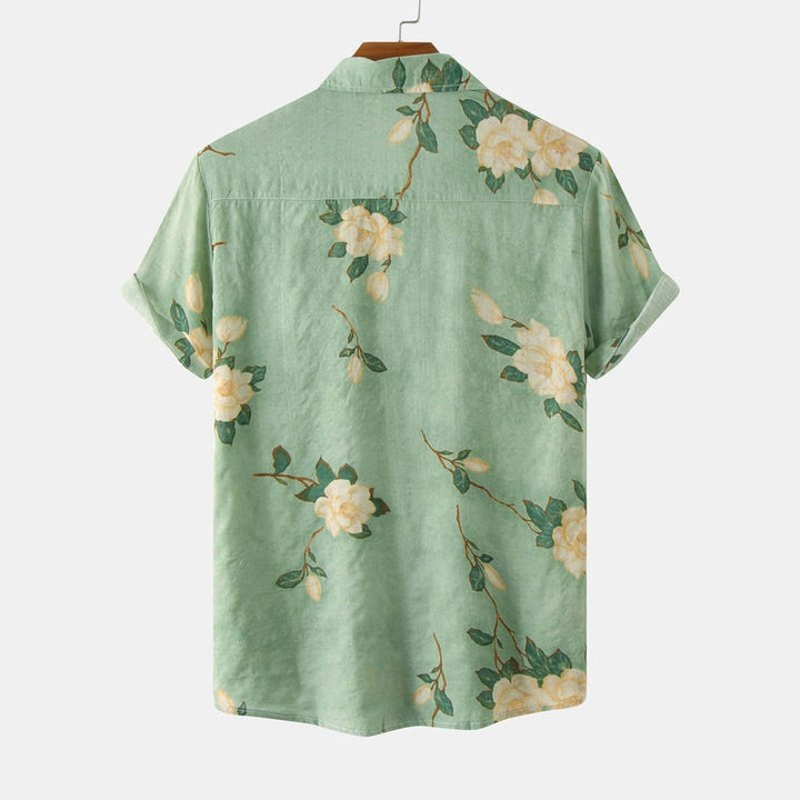 Floral Print Button Up Shirt
