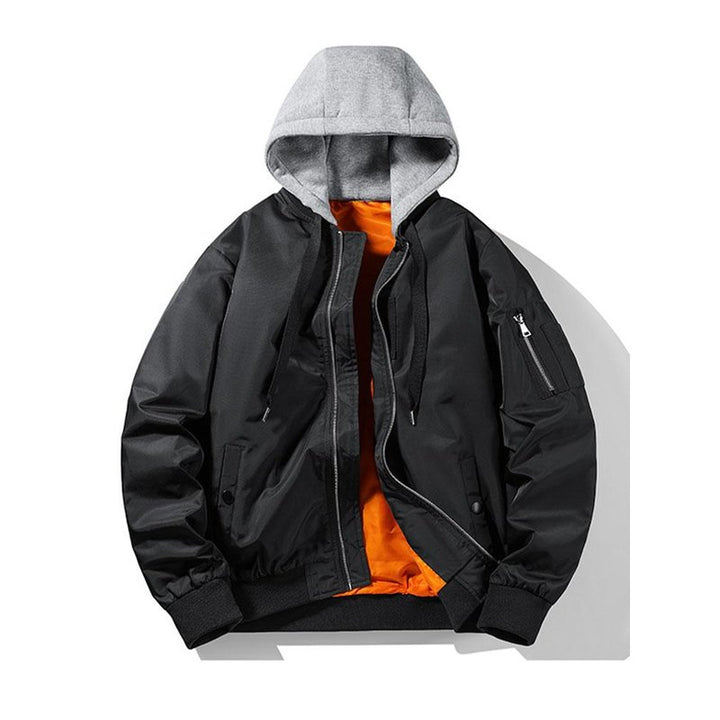 Hooded Bomber Jacket