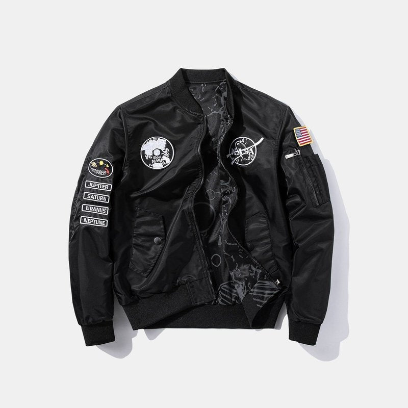 Reversible NASA Patch Jacket