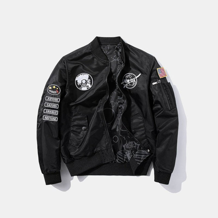 Reversible NASA Patch Jacket