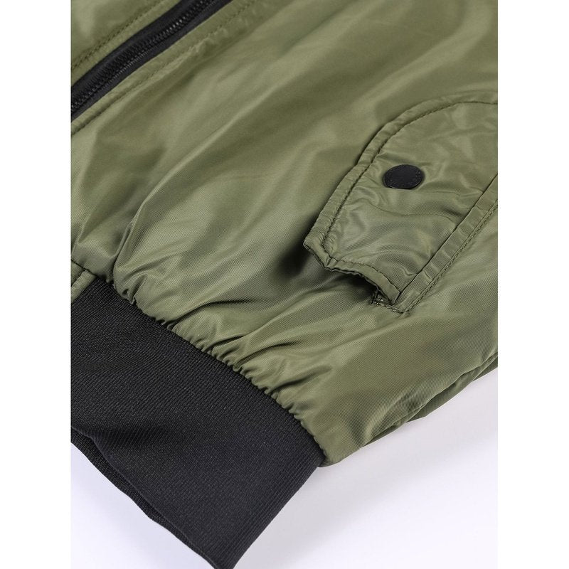 Quilted Lined Funnel Jacket
