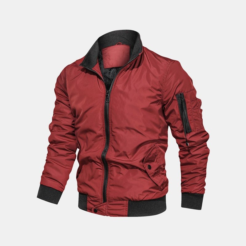 Quilted Lined Funnel Jacket