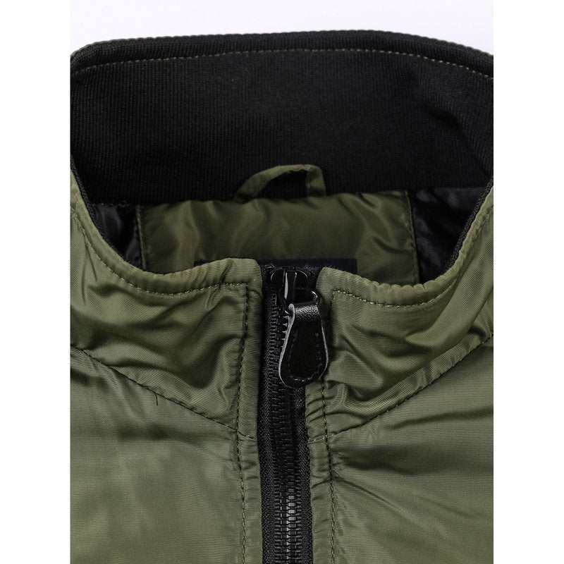 Quilted Lined Funnel Jacket