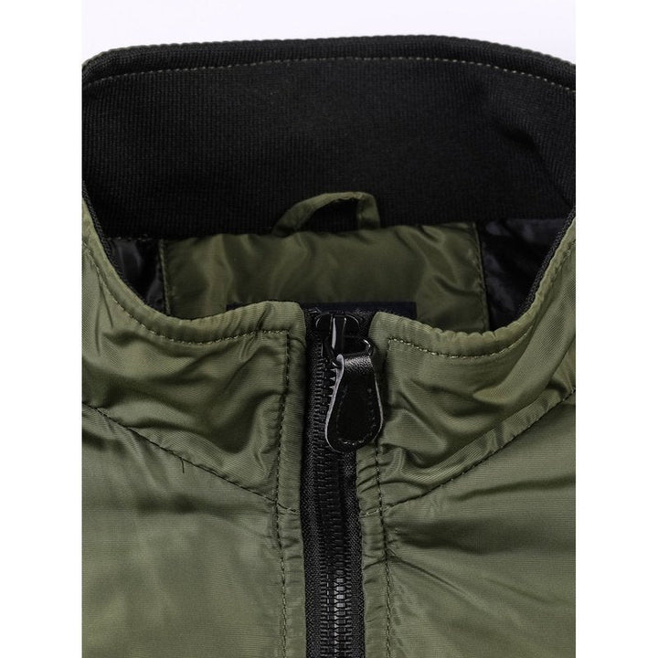 Quilted Lined Funnel Jacket