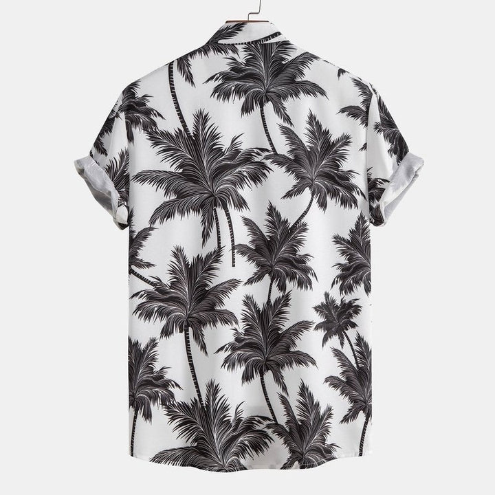Palm Tree Print Shirt And Short