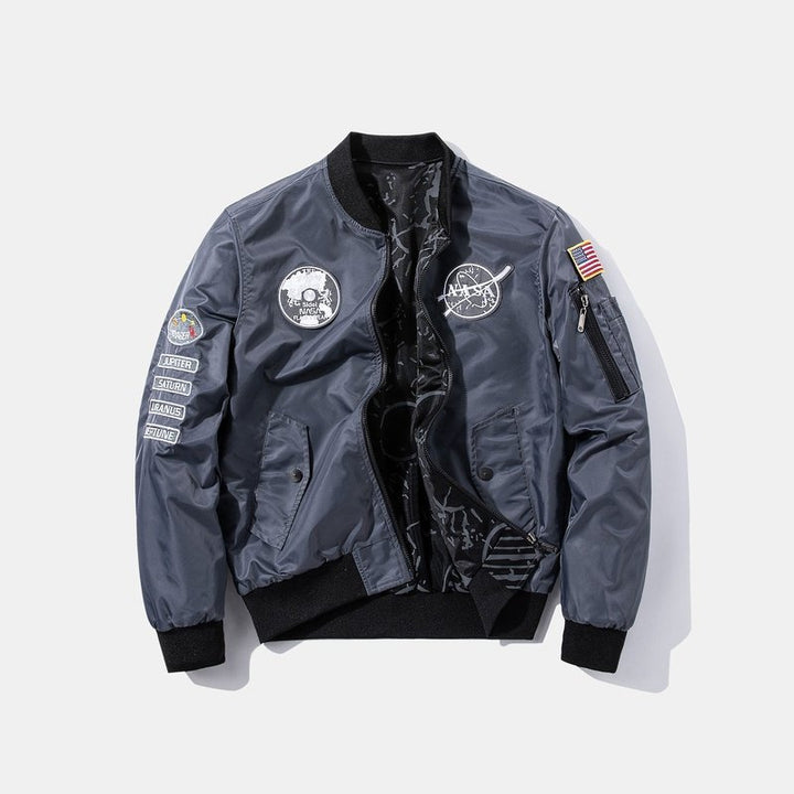 Reversible NASA Patch Jacket