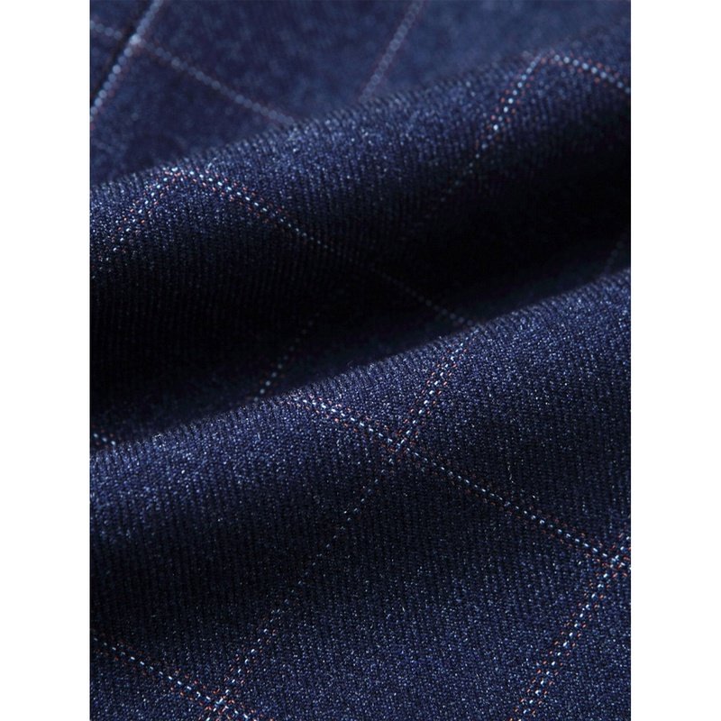 Man Plaid Blazer
