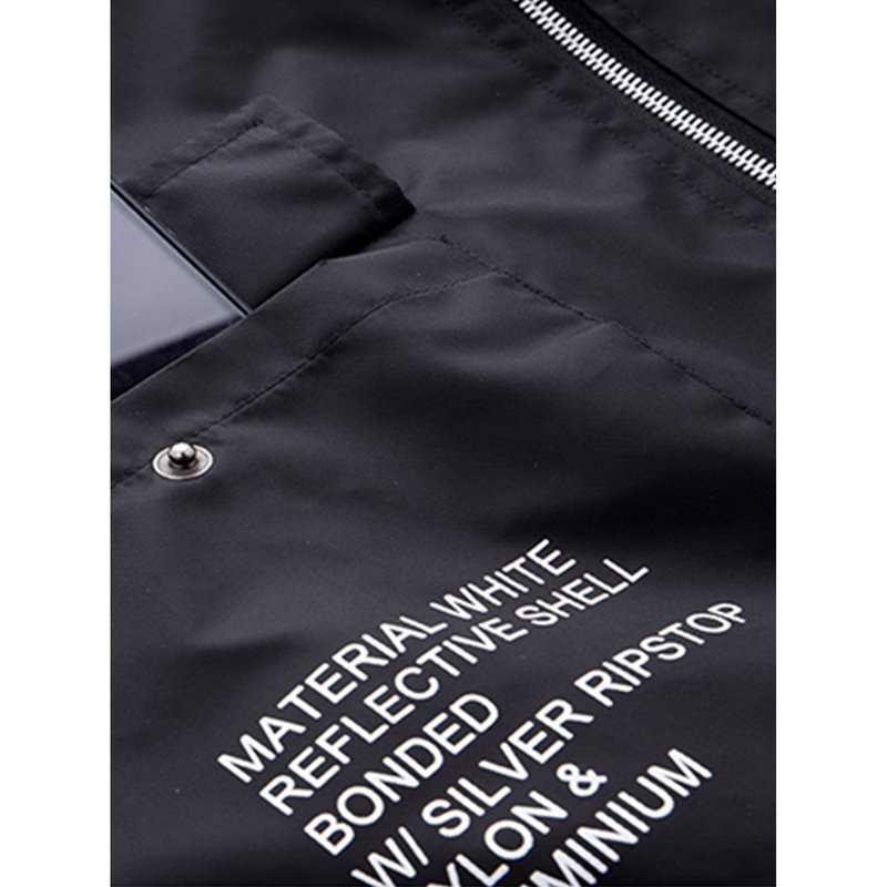 Oversized NASA Print Bomber Jacket