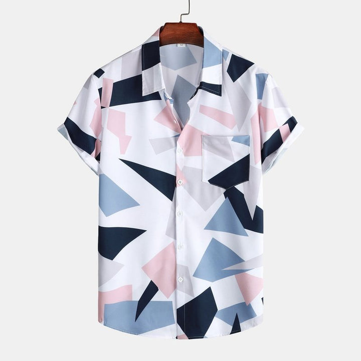 Geometric Shirt and Shorts