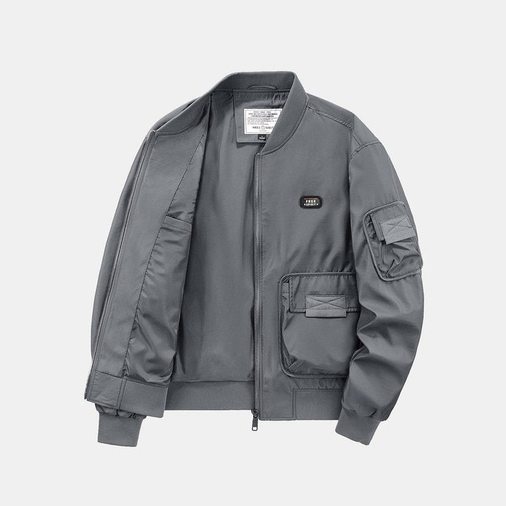 Multi Pockets Bomber Jacket