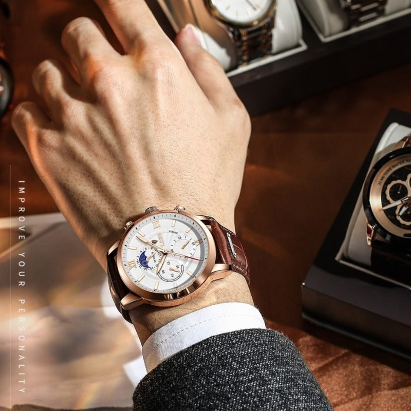 LIGE Classic Sports Watch