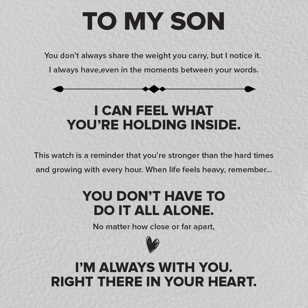 To My Son Card (